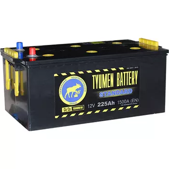 Грузовой аккумулятор Tyumen Battery Standard 225Ач о/п конус