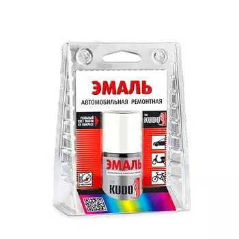 Эмаль KUDO ремонтная 15 мл металлик с кисточкой (art. KU-72051)