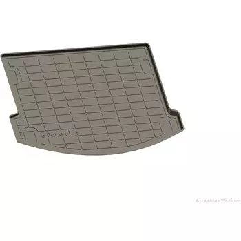 Коврик в багажник Seintex, черный