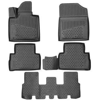 Коврик в салон Autofamily, черный