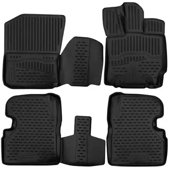 Коврик в салон Autofamily, черный