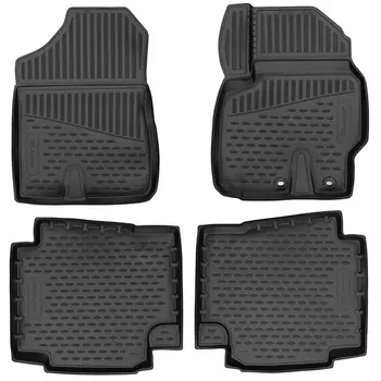 Коврик в салон Autofamily, черный