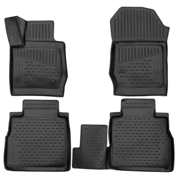 Коврик в салон Autofamily, черный