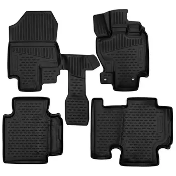 Коврик в салон Autofamily, черный