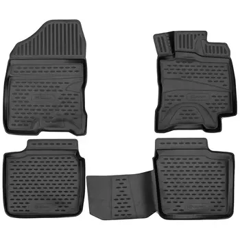 Коврик в салон Autofamily, черный