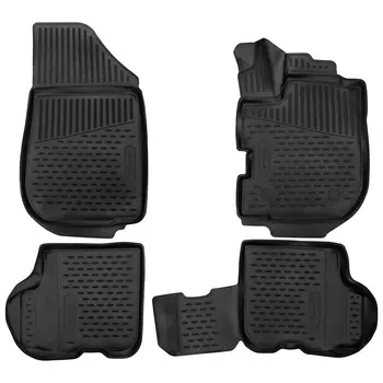 Коврик в салон Autofamily, черный