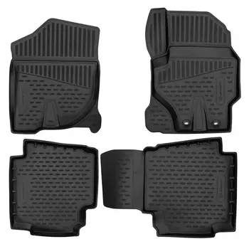 Коврик в салон Autofamily, черный