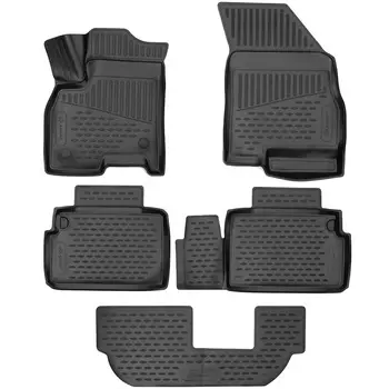 Коврик в салон Autofamily, черный