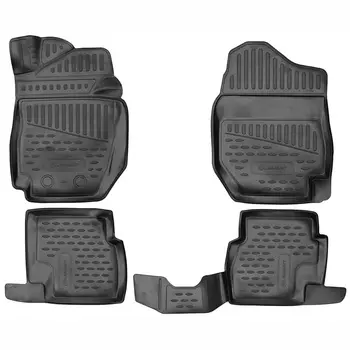 Коврик в салон Autofamily, черный