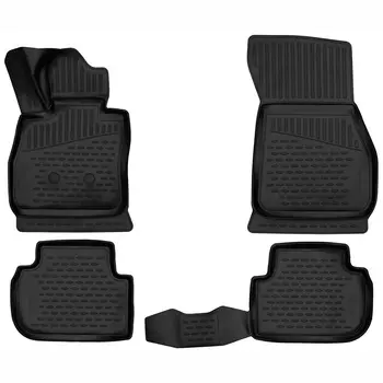 Коврик в салон Autofamily, черный