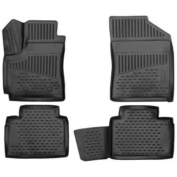 Коврик в салон Autofamily, черный