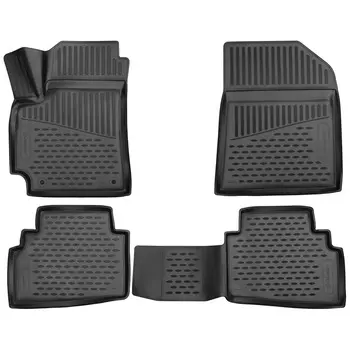 Коврик в салон Autofamily, черный