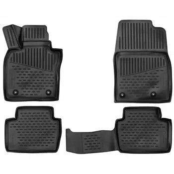 Коврик в салон Autofamily, черный