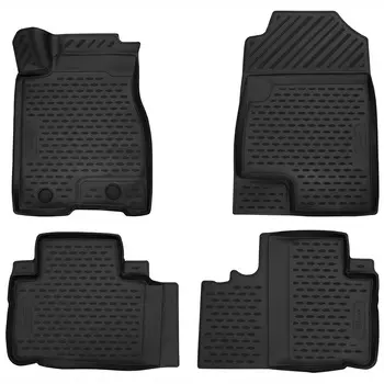 Коврик в салон Autofamily, черный