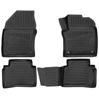 Коврик в салон Autofamily, черный