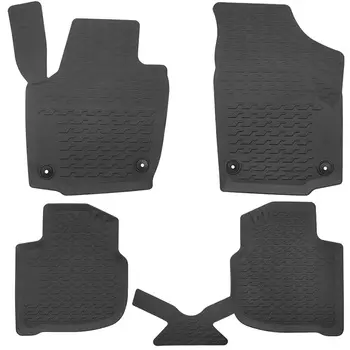 Коврик в салон Autofamily, черный