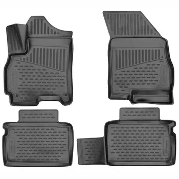 Коврик в салон Autofamily, черный