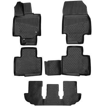 Коврик в салон Autofamily, черный