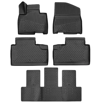 Коврик в салон Autofamily, черный