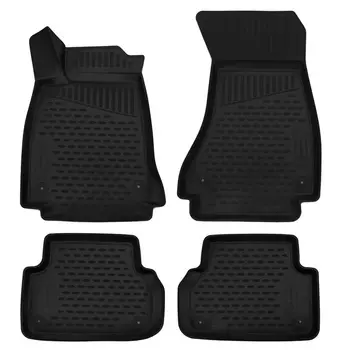 Коврик в салон Autofamily, черный