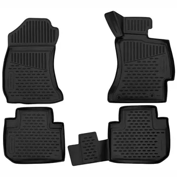 Коврик в салон Autofamily, черный