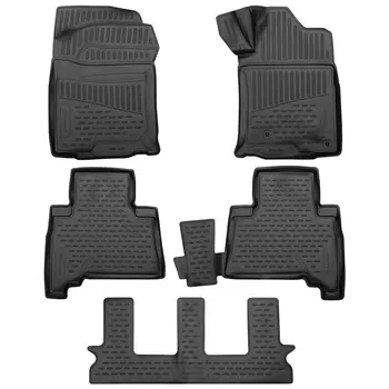 Коврик в салон Autofamily, черный