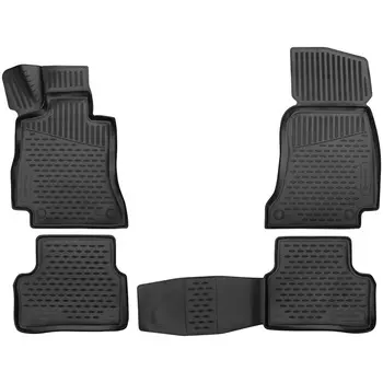 Коврик в салон Autofamily, черный