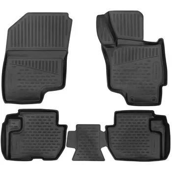 Коврик в салон Autofamily, черный