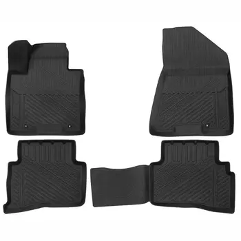 Коврик в салон Autofamily, черный