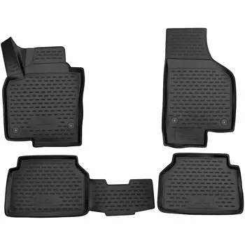 Коврик в салон Autofamily, черный