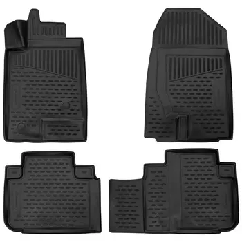 Коврик в салон Autofamily, черный