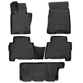 Коврик в салон Autofamily, черный