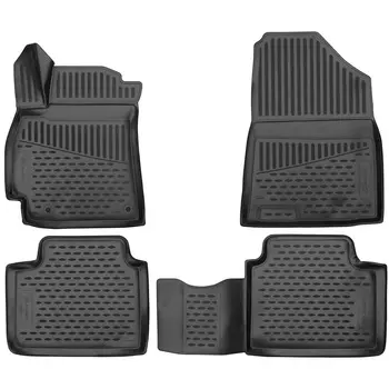 Коврик в салон Autofamily, черный