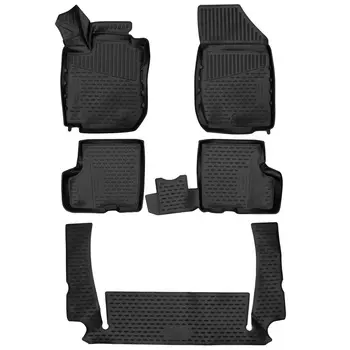 Коврик в салон Autofamily, черный