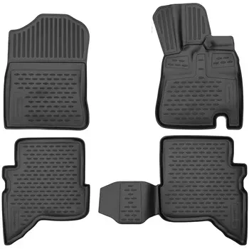 Коврик в салон Autofamily, черный