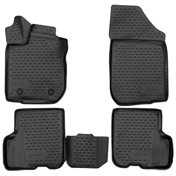 Коврик в салон Autofamily, черный