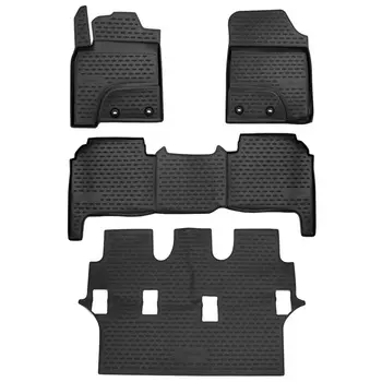 Коврик в салон Autofamily, черный