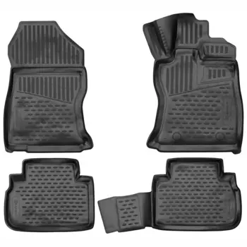 Коврик в салон Autofamily, черный