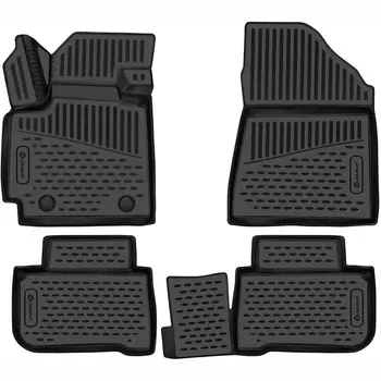 Коврик в салон Autofamily, черный