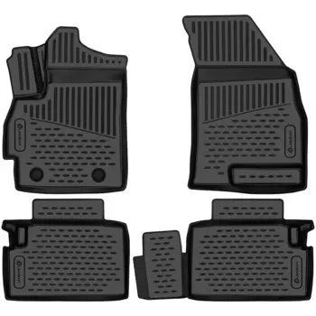 Коврик в салон Autofamily, черный