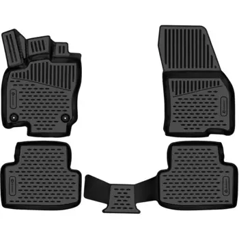 Коврик в салон Autofamily, черный