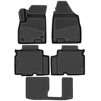 Коврик в салон Autofamily, черный