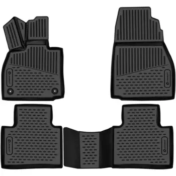 Коврик в салон Autofamily, черный