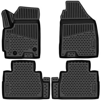 Коврик в салон Autofamily, черный