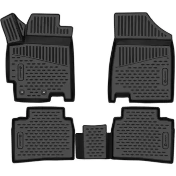 Коврик в салон Autofamily, черный