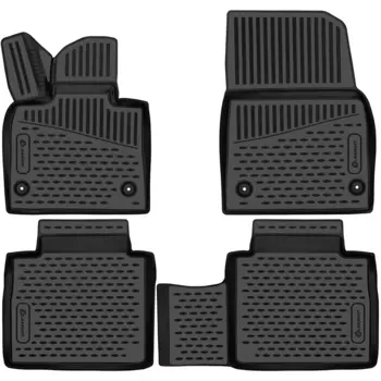 Коврик в салон Autofamily, черный