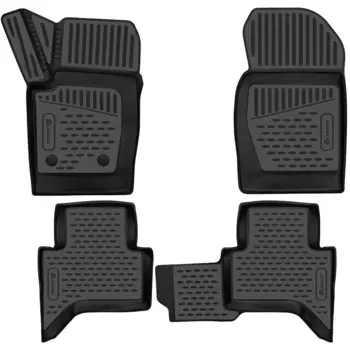 Коврик в салон Autofamily, черный