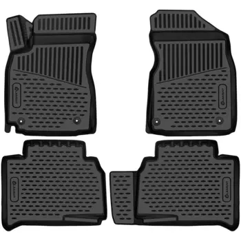 Коврик в салон Autofamily, черный