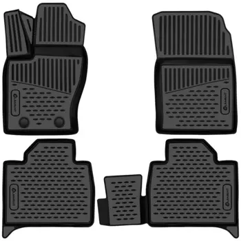 Коврик в салон Autofamily, черный