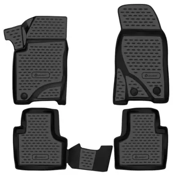 Коврик в салон Autofamily, черный